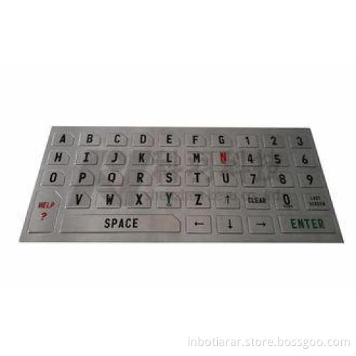 45 Key Industrial Metal Keyboard With Numeric Keypad , Rugg